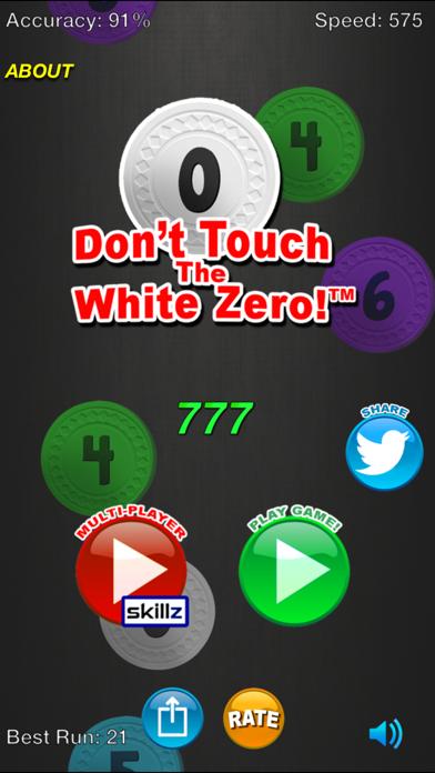 Don't Touch The White Zero iPhone Screenshot