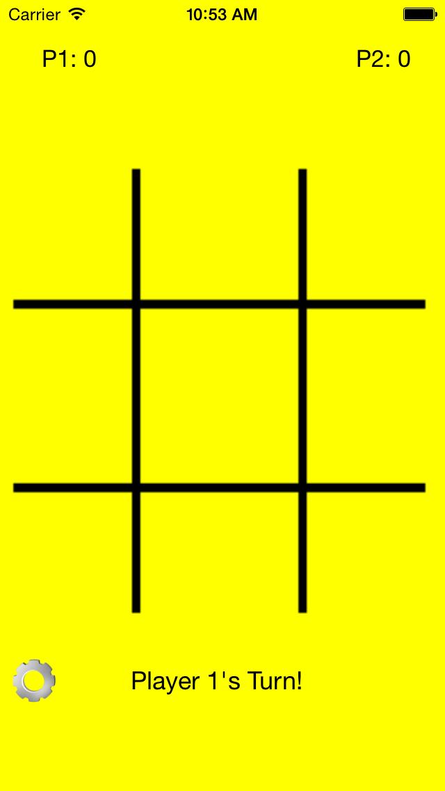 Tic Tac Toe- 3 In A Row! iPhone Screenshot