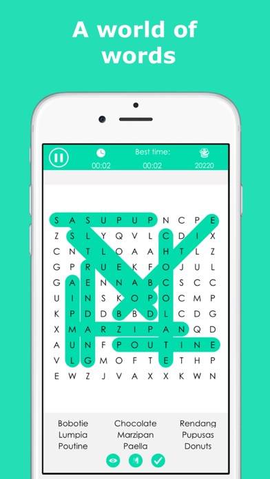 Wozzle Word Search iPhone Screenshot