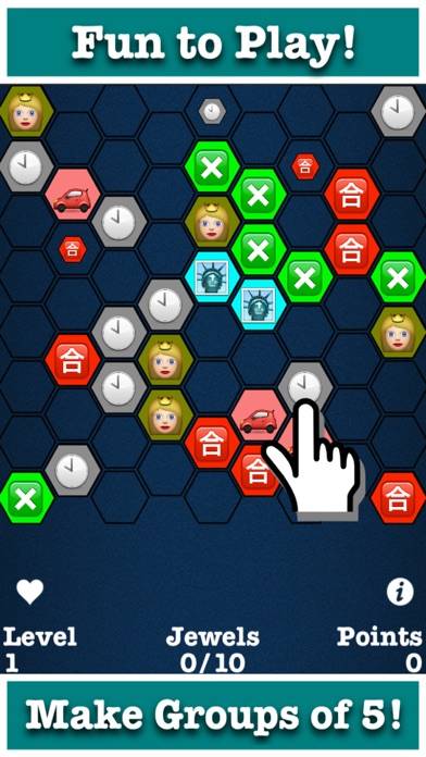 Hex Jewels iPhone Screenshot