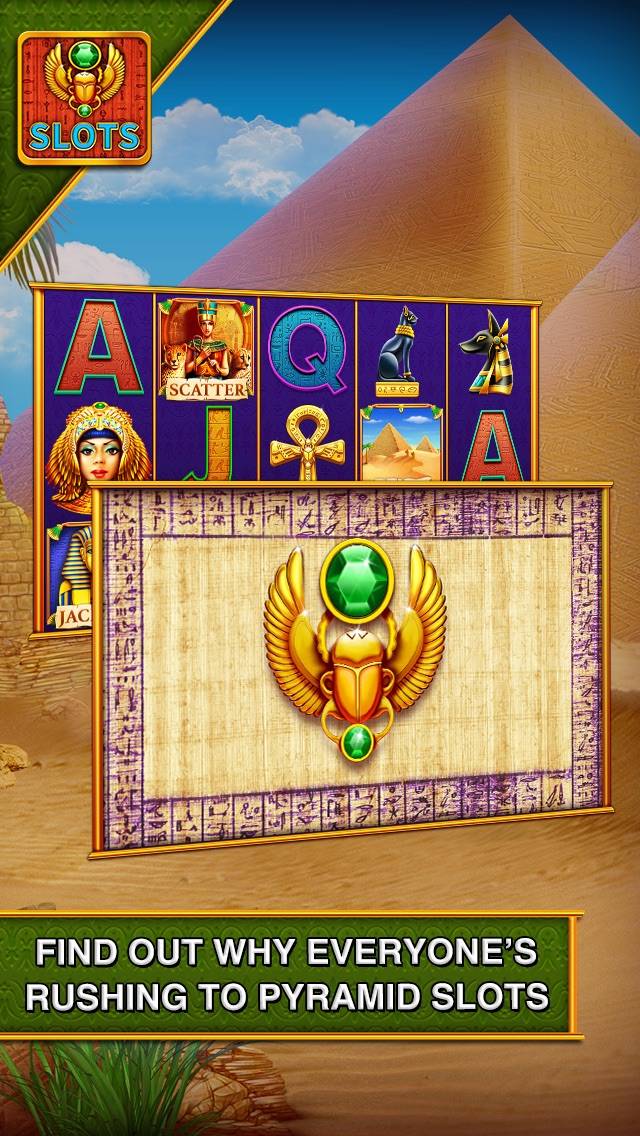 Pyramid Free Slots Casino Vegas 777 iPhone Screenshot