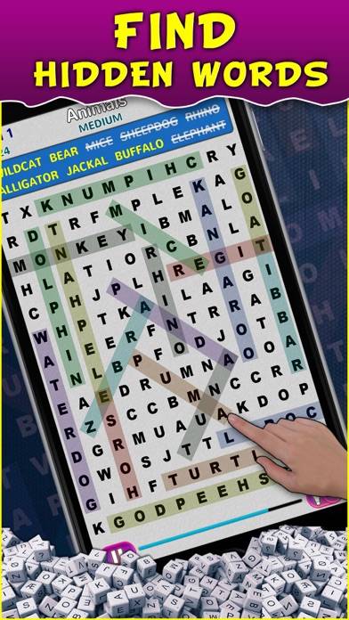Words Search Free iPhone Screenshot