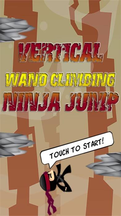 Vertical Wand Climbing Ninja Jump iPhone Screenshot