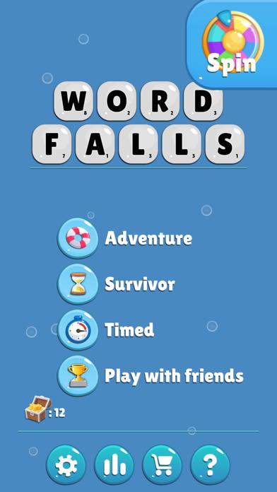 Word Falls iPhone Screenshot