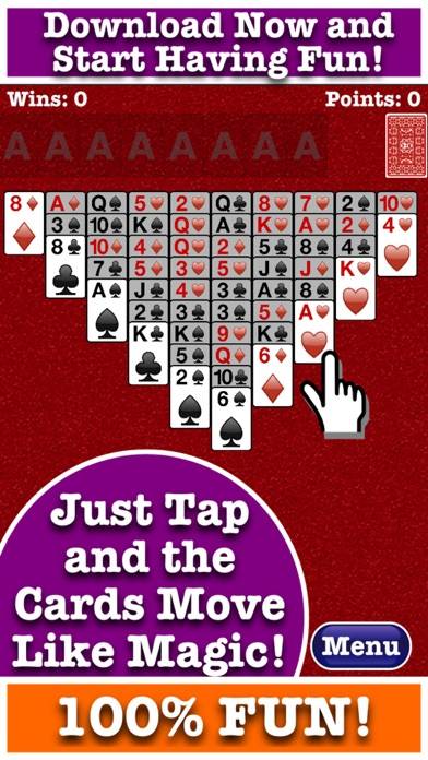 Double Deck Solitaire iPhone Screenshot