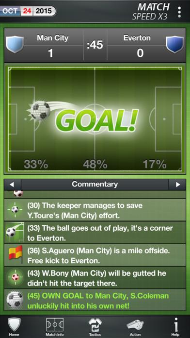 Football Director 2015 Soccer Football Manager Game iPhone Screenshot