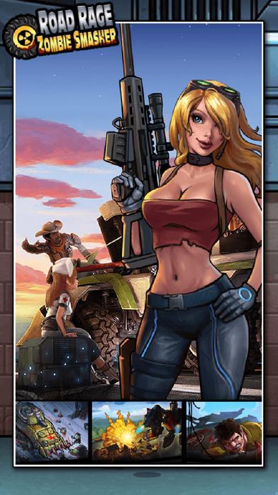 Road Rage: Zombie Smasher iPhone Screenshot