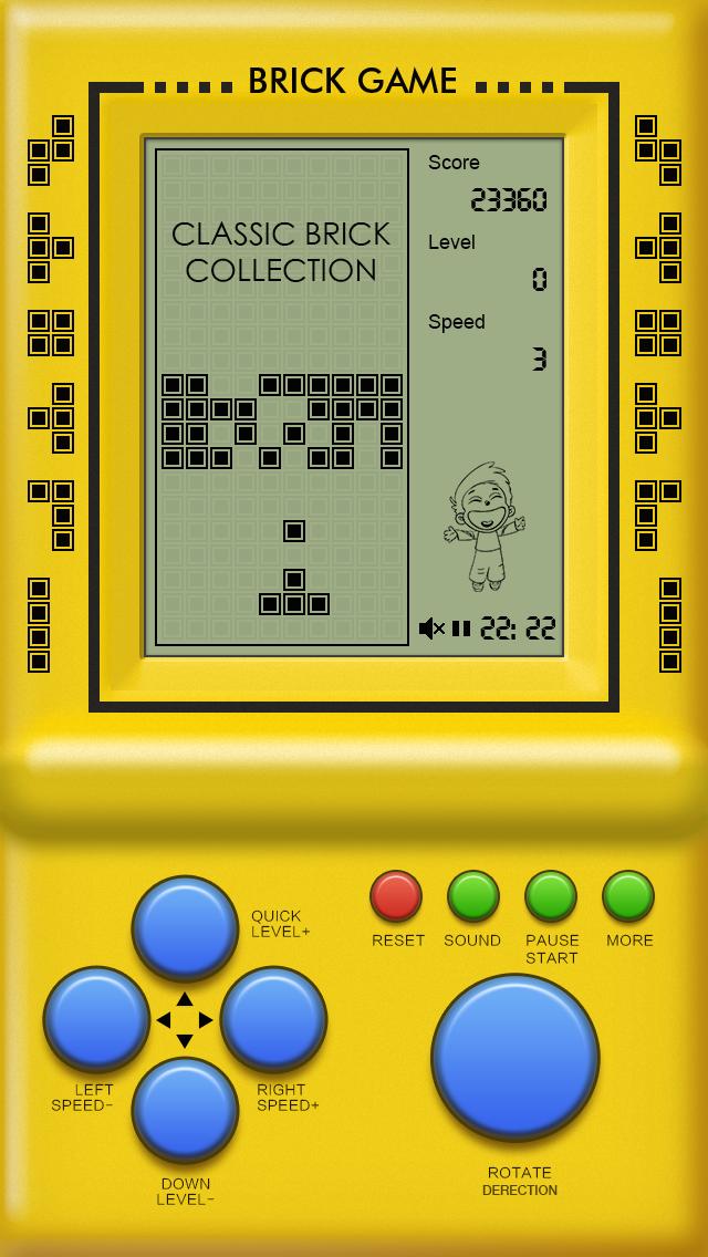 Classic Brick Game Collection iPhone Screenshot