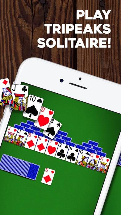 TriPeaks Solitaire by MobilityWare iPhone Screenshot