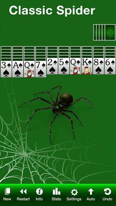 Spider Solitaire Free by Solebon iPhone Screenshot