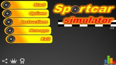 Sport Car Simulator (full) iPhone Screenshot