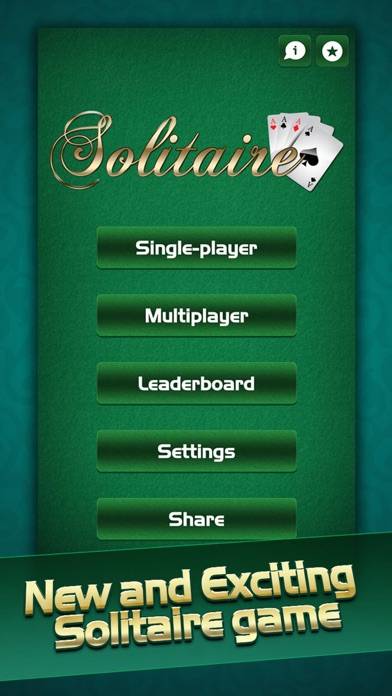 Solitaire 2015 iPhone Screenshot