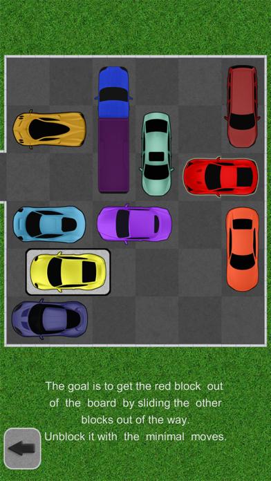 Unblock it! Red car. iPhone Screenshot