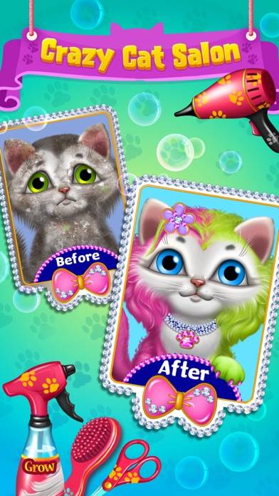 Crazy Cat Salon iPhone Screenshot