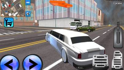 Limo Driving 3D Simulator iPhone Screenshot
