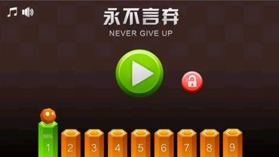Never Give Up! iPhone Screenshot