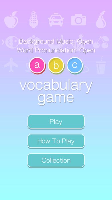 ABC Vocabulary Game iPhone Screenshot
