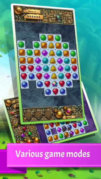 Jewel Tree: Match It puzzle (full) iPhone Screenshot