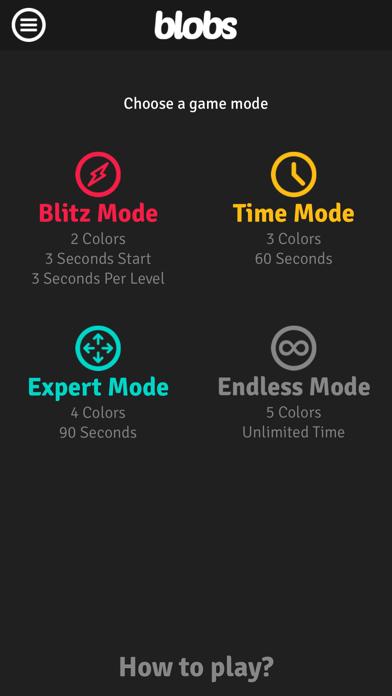 Blobs Game iPhone Screenshot