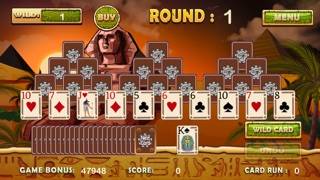 Ancient Egyptian Tri Tower Pyramid Solitaire iPhone Screenshot