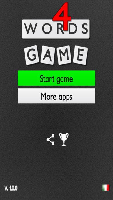 4 Words Game iPhone Screenshot