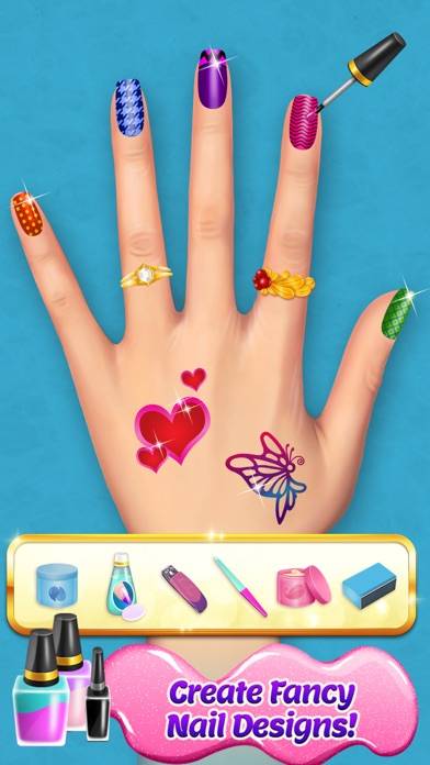 Fancy Nail Shop iPhone Screenshot