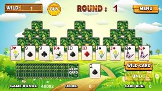 A Spring Seasons Tri Tower Pyramid Solitaire iPhone Screenshot