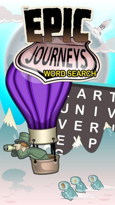 Epic Journeys Word Search iPhone Screenshot
