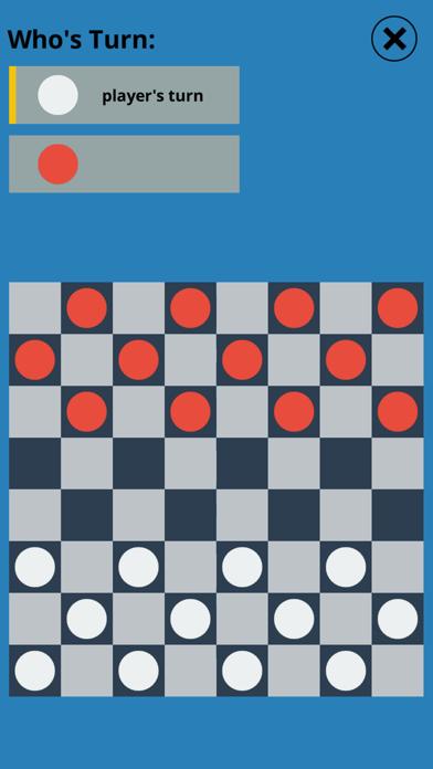 Classic Checkers Touch iPhone Screenshot