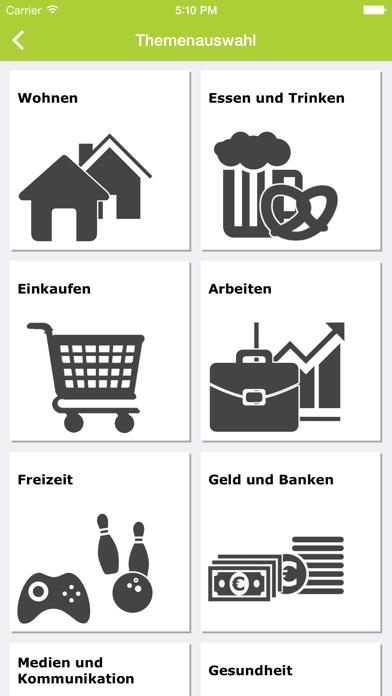 First steps in Germany iPhone Screenshot