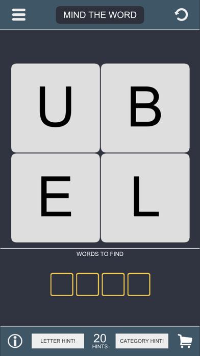 Mind the word iPhone Screenshot