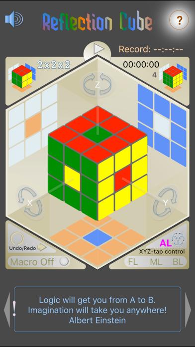 Reflection Cube. Done in 60 seconds! iPhone Screenshot