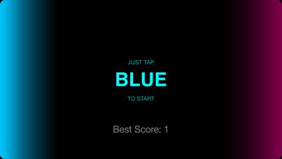 Tap Blue iPhone Screenshot
