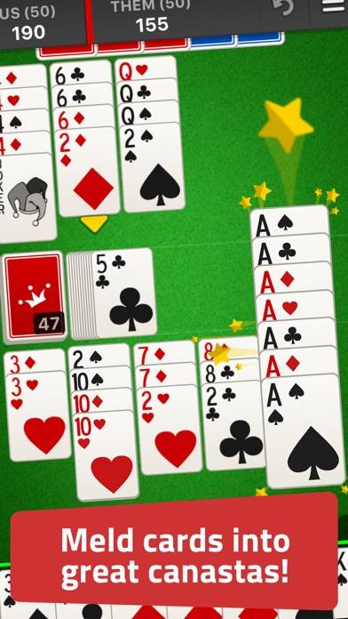 Canasta Turbo HD iPhone Screenshot