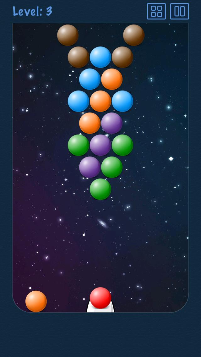 Bubble Shoot Stars iPhone Screenshot