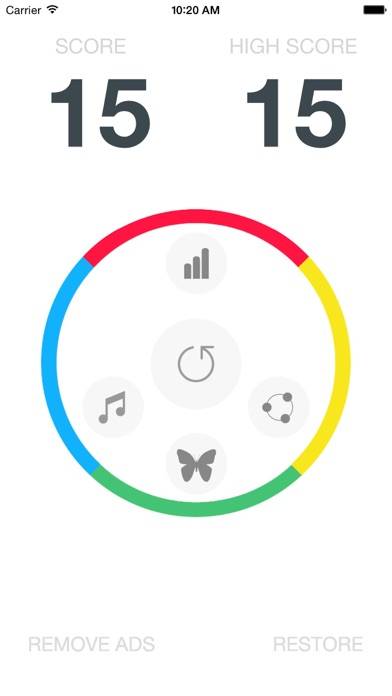 Amazing Color Wheel Crush iPhone Screenshot