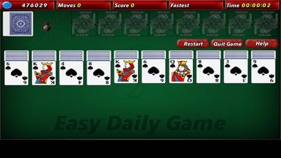 Spider Solitaire 2 HD iPhone Screenshot