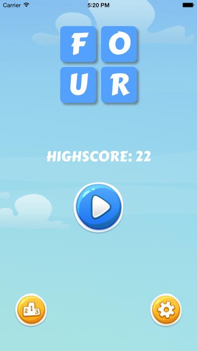 Four Letter iPhone Screenshot
