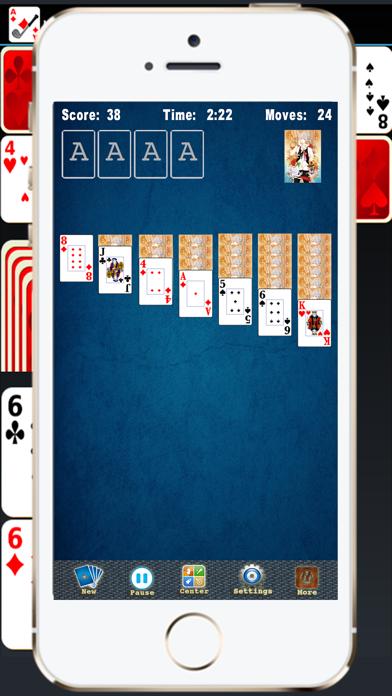 Solitaire Spider FreeCell Classic iPhone Screenshot