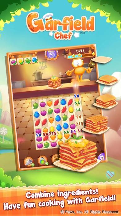 Garfield Chef: Game of Food iPhone Screenshot