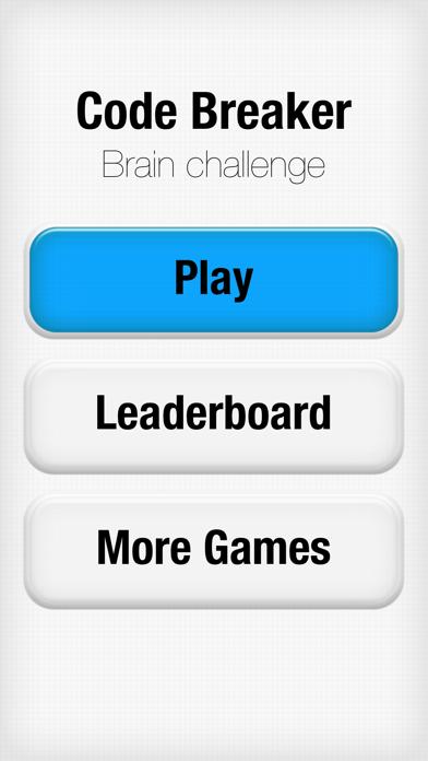 Code Breaker Brain Challenge iPhone Screenshot