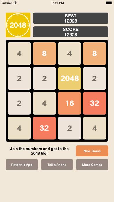 2048 Watch Edition iPhone Screenshot
