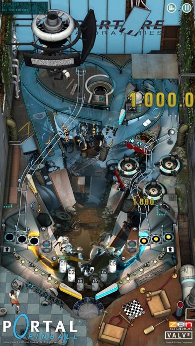 Portal Pinball iPhone Screenshot