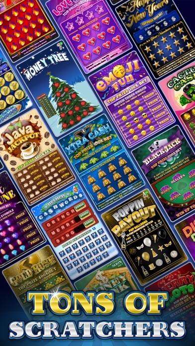 Lottery Scratchers iPhone Screenshot