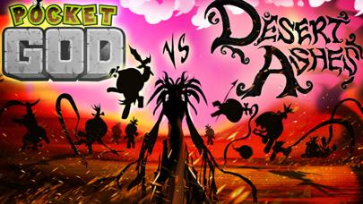 Pocket God vs Desert Ashes iPhone Screenshot