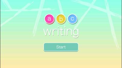 ABC Writing in Flat Design iPhone Screenshot