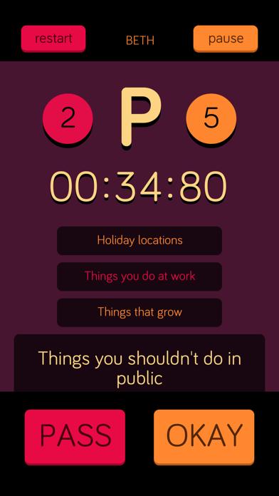 Hot Seat: the quick-fire party game iPhone Screenshot