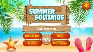 Summer Triple Peak Pyramid Solitaire iPhone Screenshot