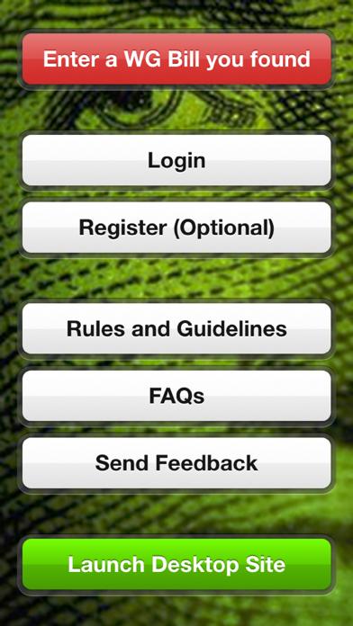 Where's George? Official App iPhone Screenshot