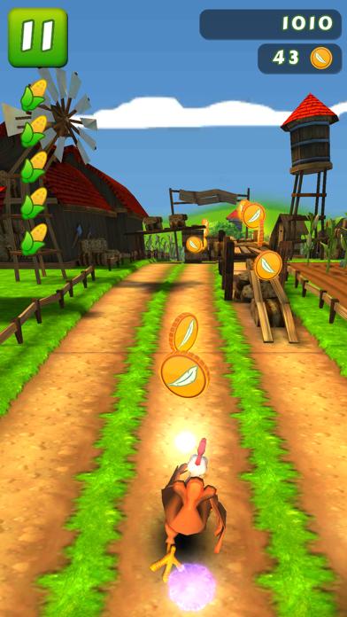 Hay Rush: Super Chicken Run iPhone Screenshot